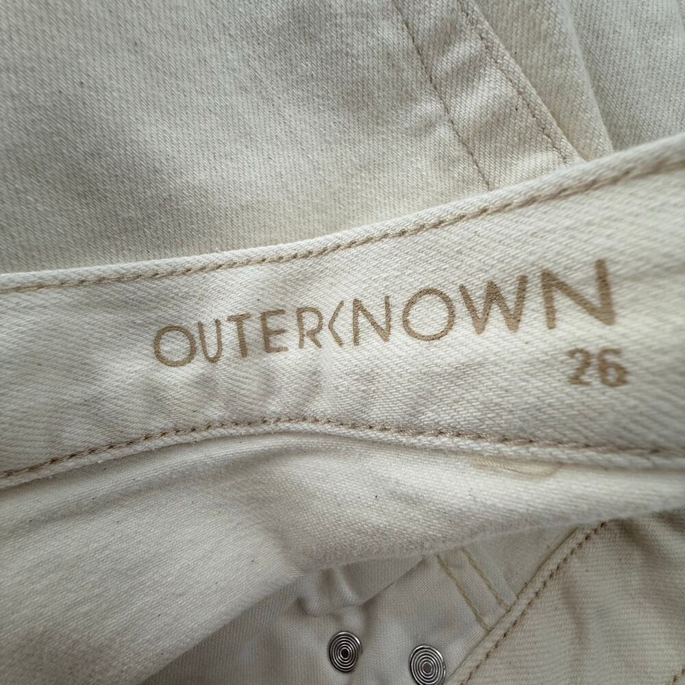 Outerknown S.E.A. Fillmore Boyfriend Jeans SZ 27 NWT Salt Organic Cotton Stretch - Picture 5 of 16